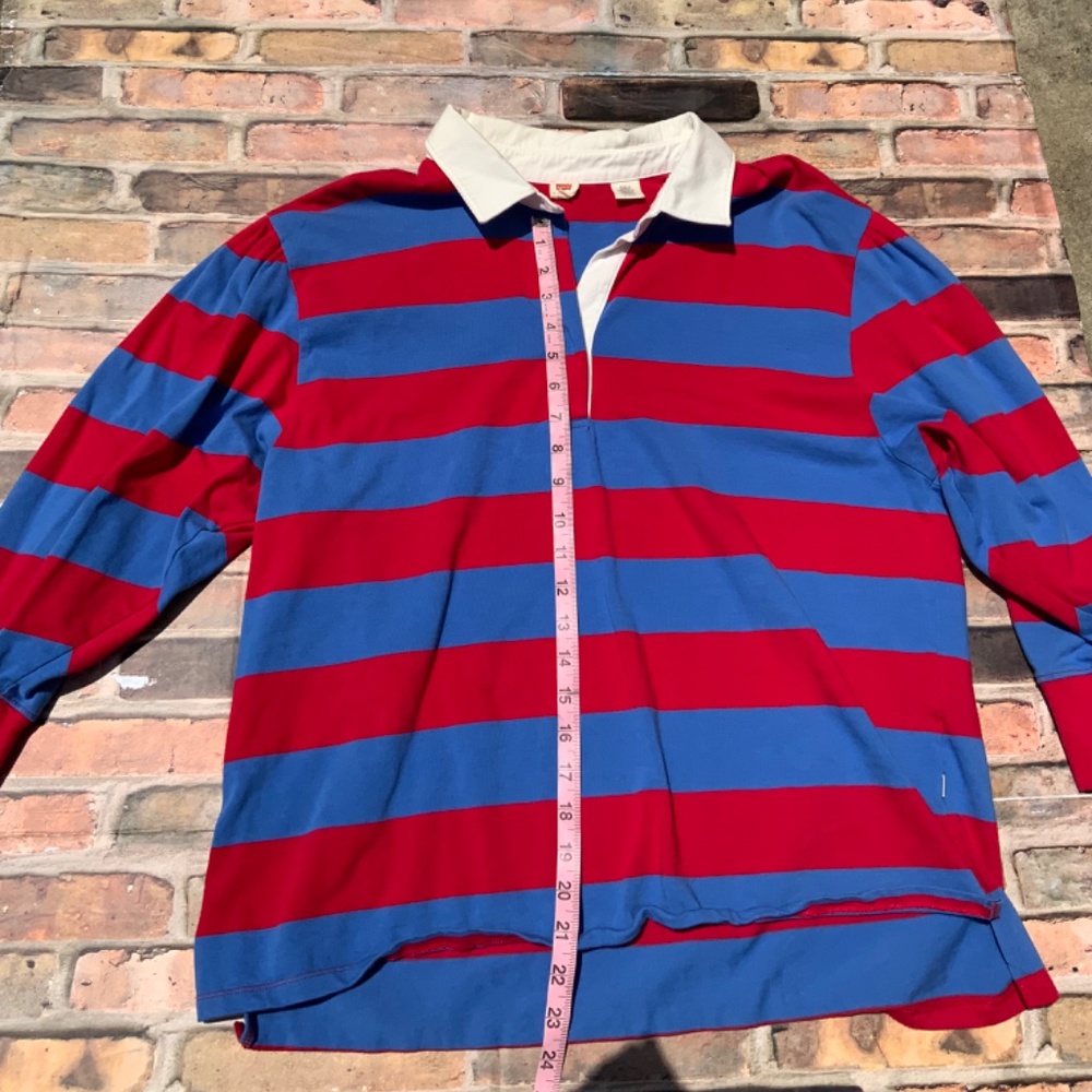 Levi’s Rudie Oversized Striped Rugby Shirt - Picture 6 of 7